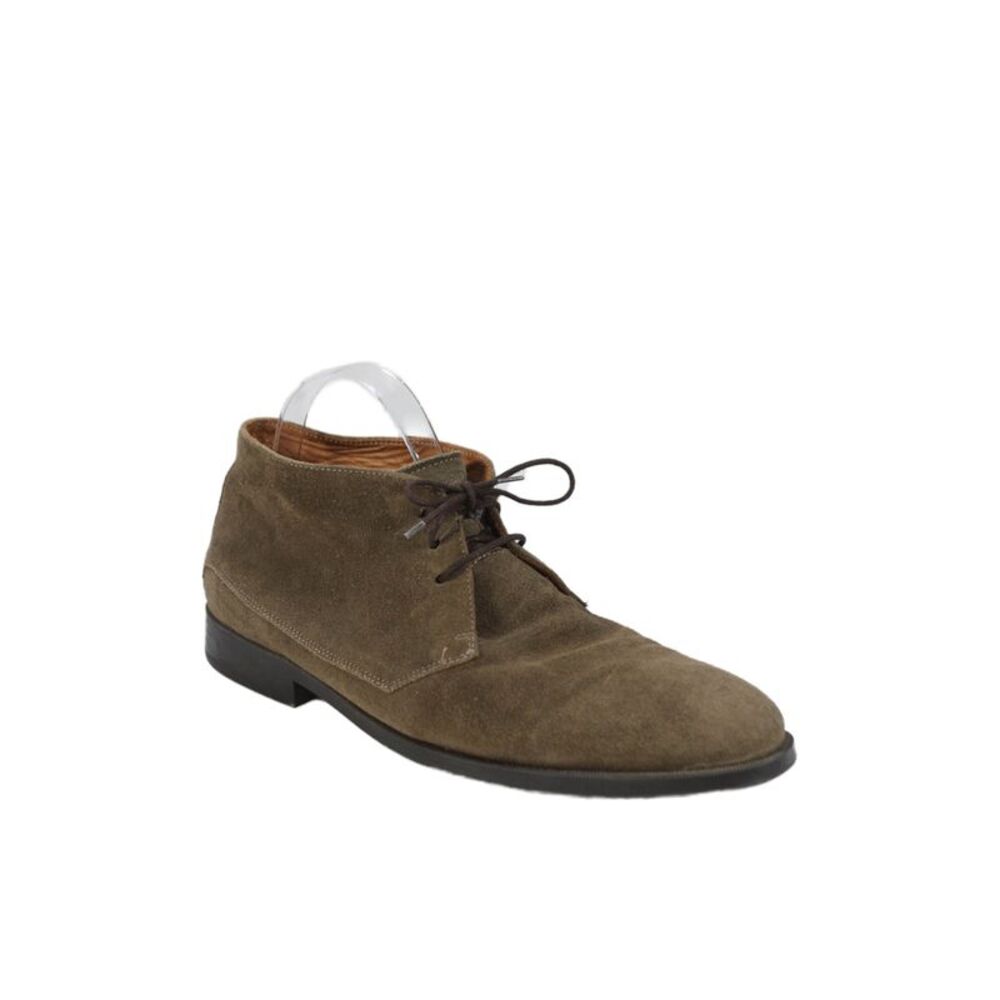 Massimo Dutti Mens Suede Lace Up Oxford Shoes Brown Size 43